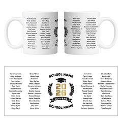 Personalised Leavers Mug up to 60 names