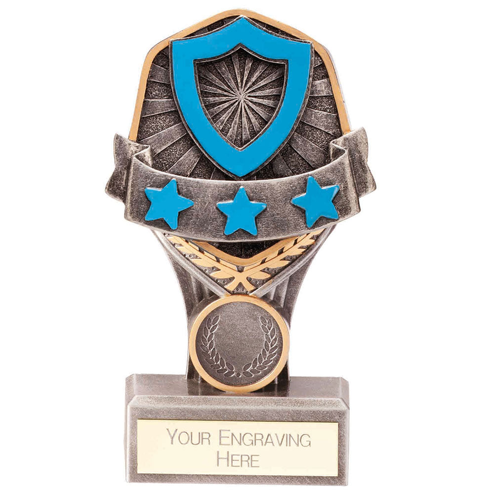 Falcon School House Blue Award Trophy – 140mm