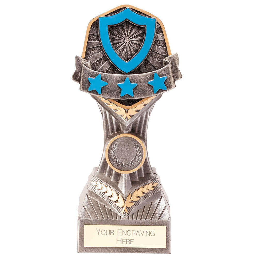 Falcon School House Blue Award Trophy – 180mm