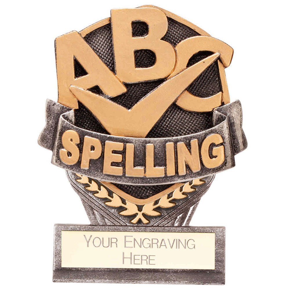 Falcon School Spelling Award Trophy – 105mm