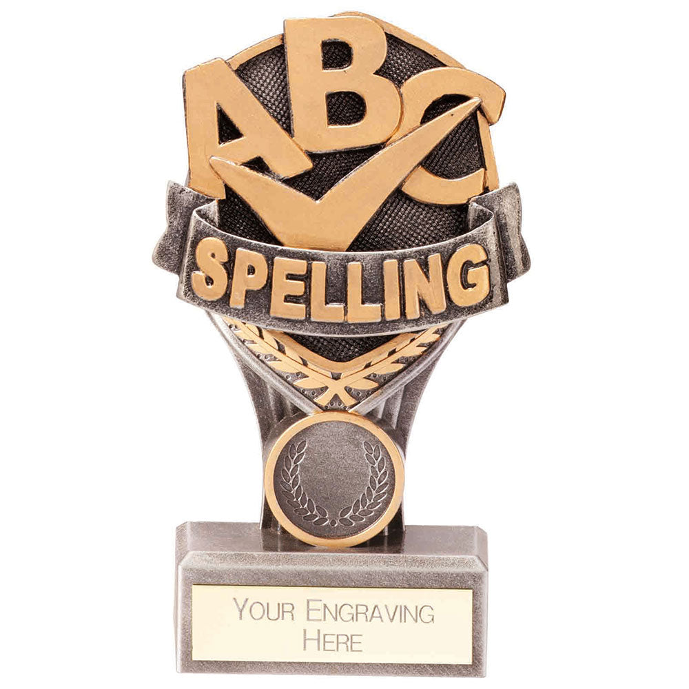 Falcon School Spelling Award Trophy – 140mm