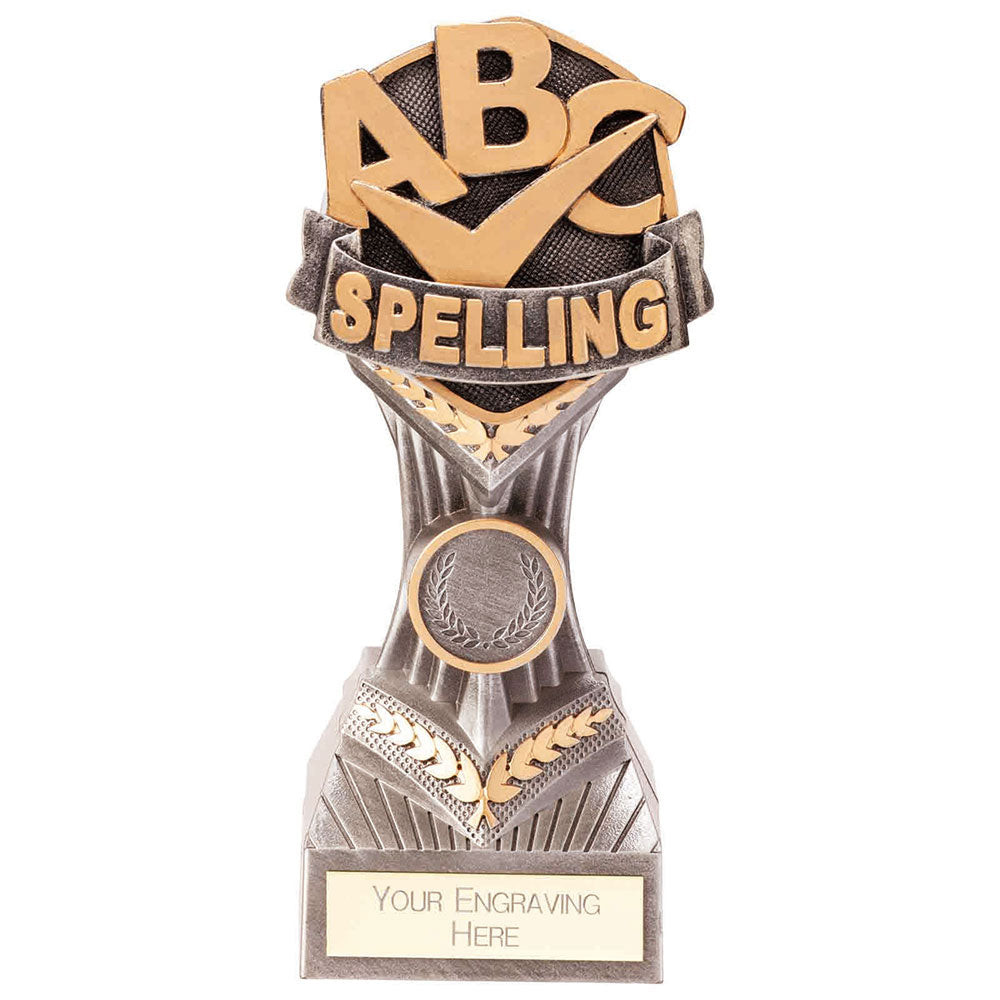Falcon School Spelling Award Trophy – 180mm