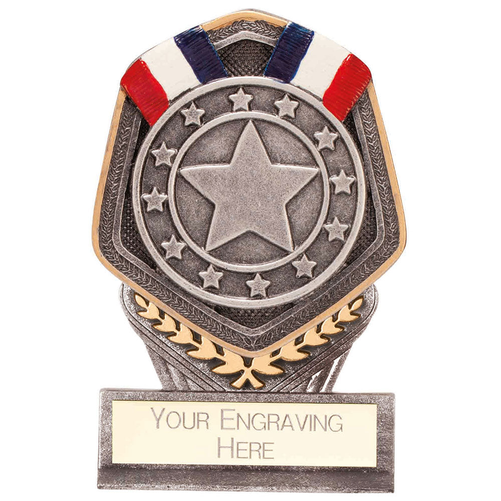 Falcon Silver Medal Award Trophy