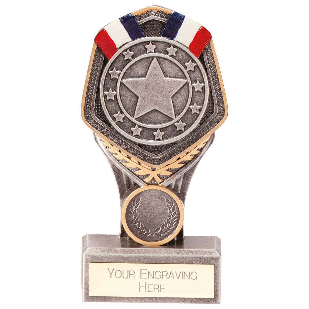 Falcon Silver Medal Award Trophy