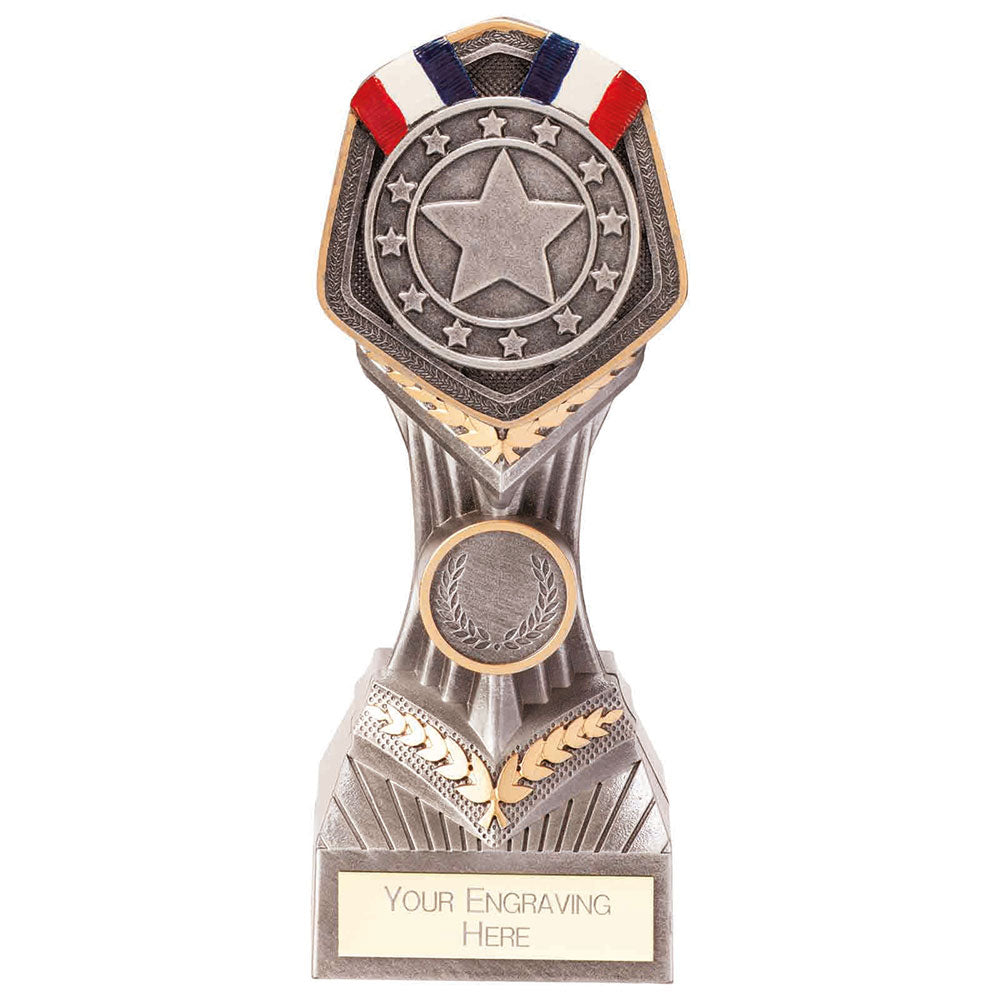 Falcon Silver Medal Award Trophy