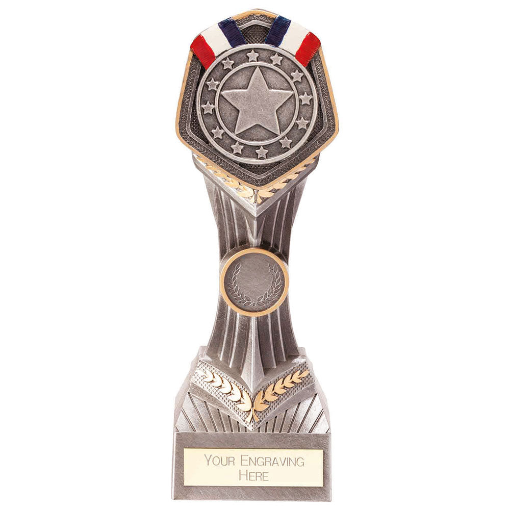 Falcon Silver Medal Award Trophy