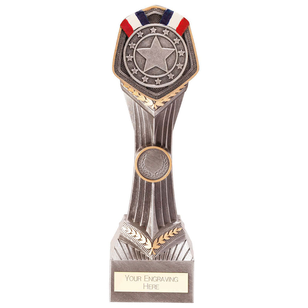 Falcon Silver Medal Award Trophy