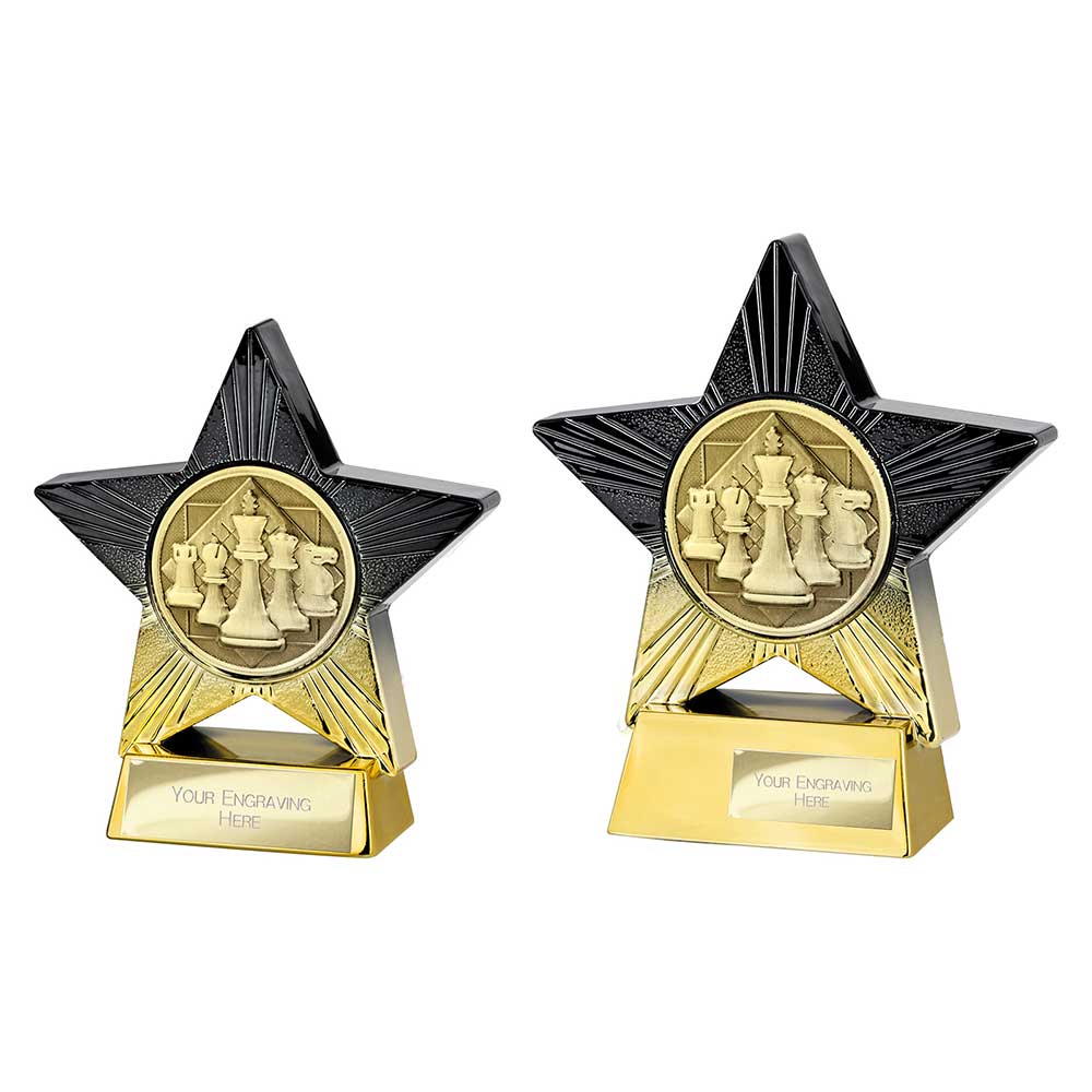 Superstar Chess Award Trophy