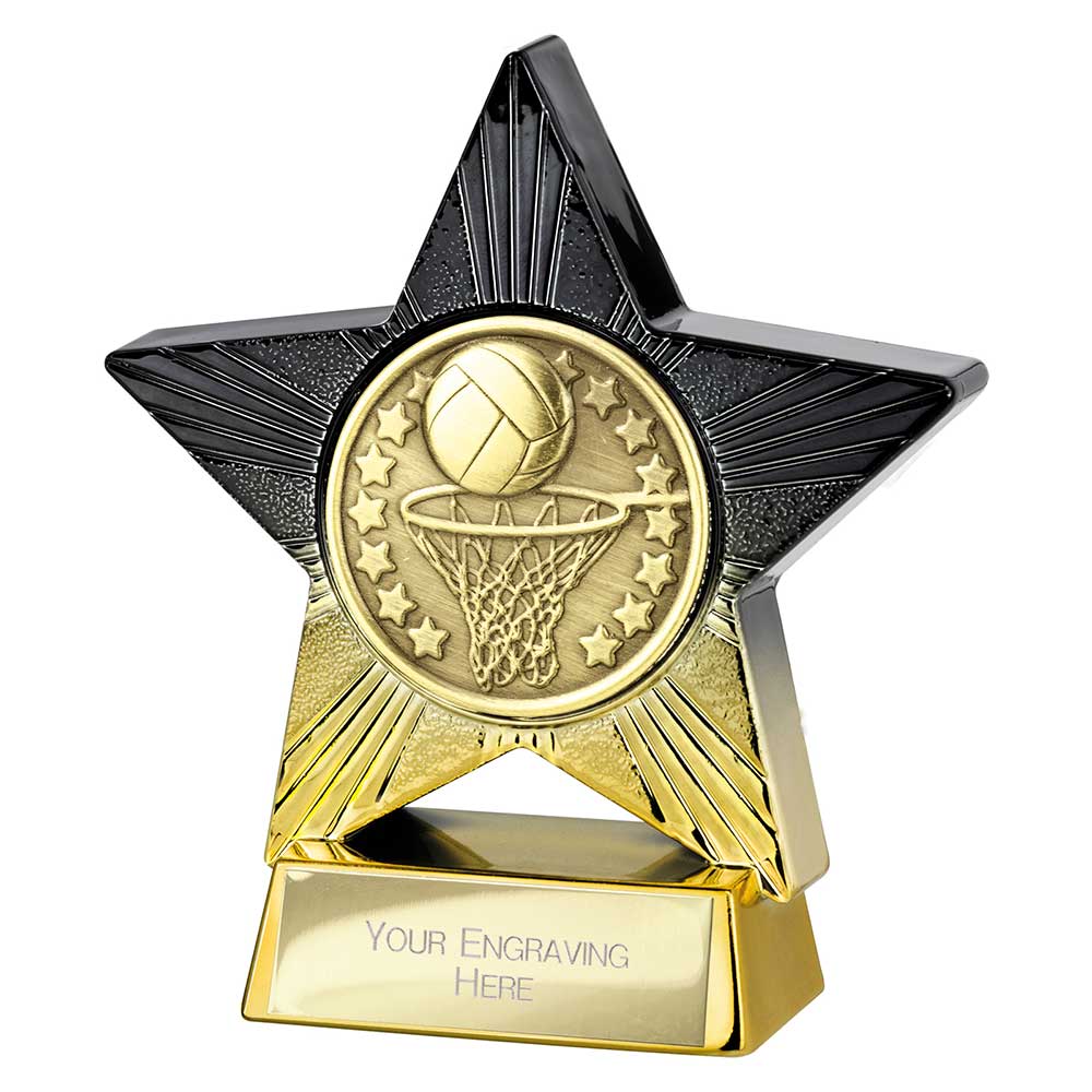 Superstar Netball Award Trophy