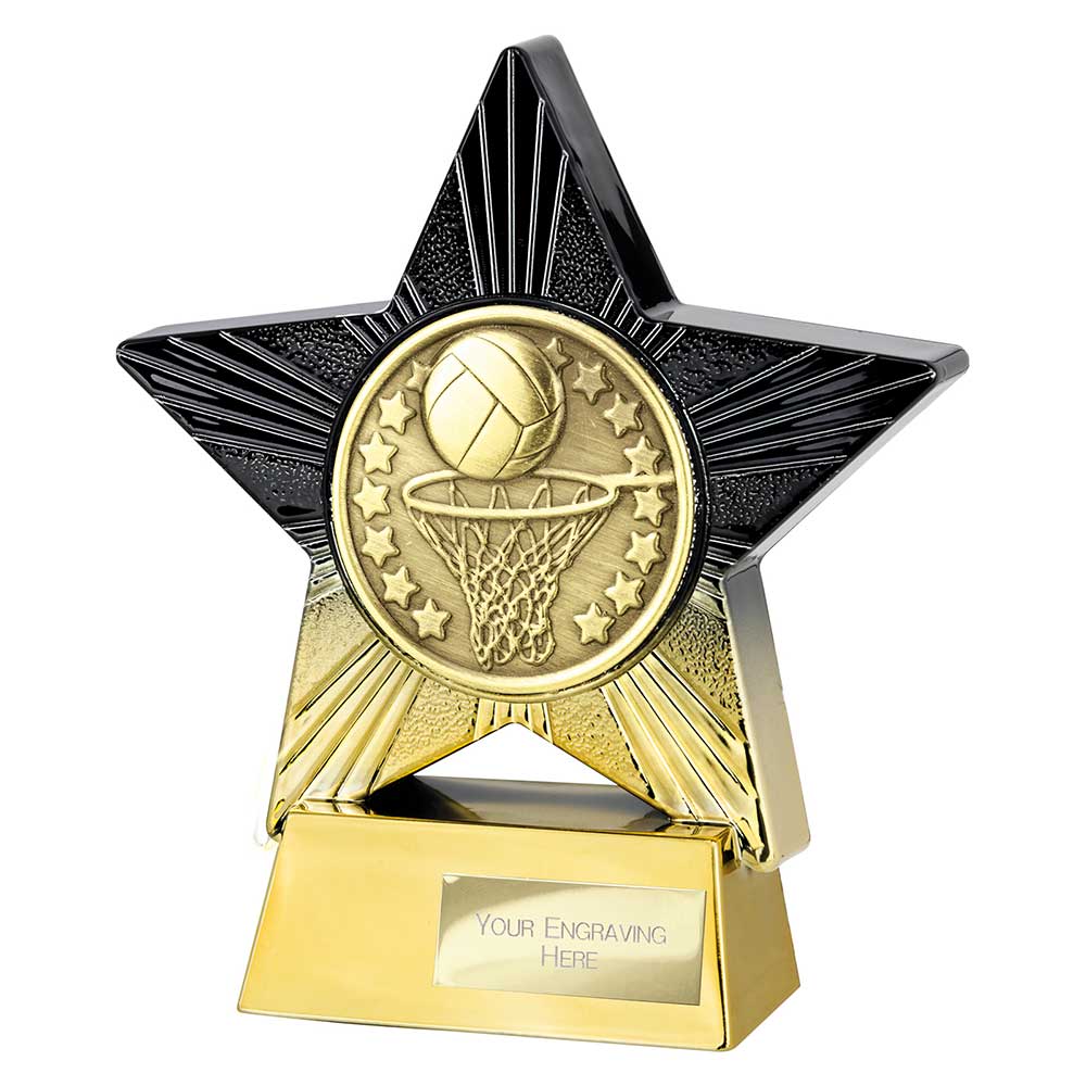 Superstar Netball Award Trophy
