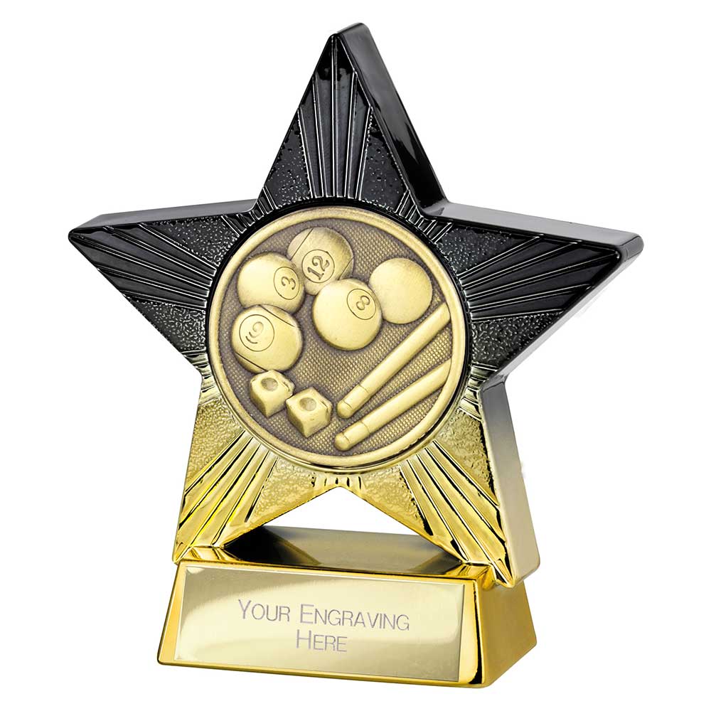 Superstar Pool Award Trophy