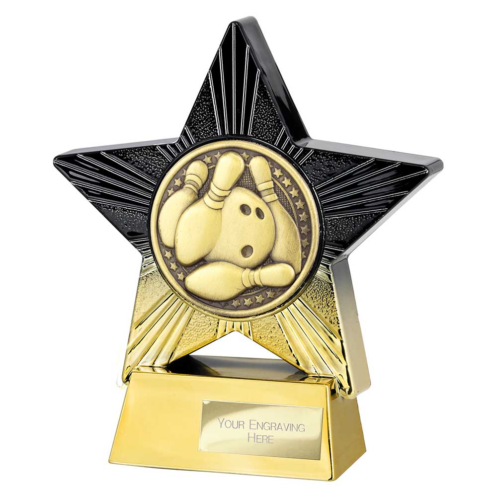 Superstar Ten Pin Bowling Award Trophy