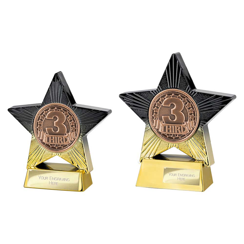 Superstar 3rd Place Award Trophy
