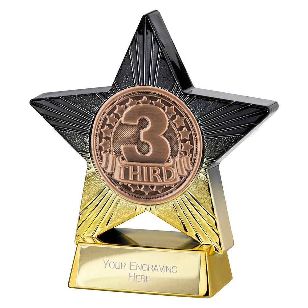 Superstar 3rd Place Award Trophy