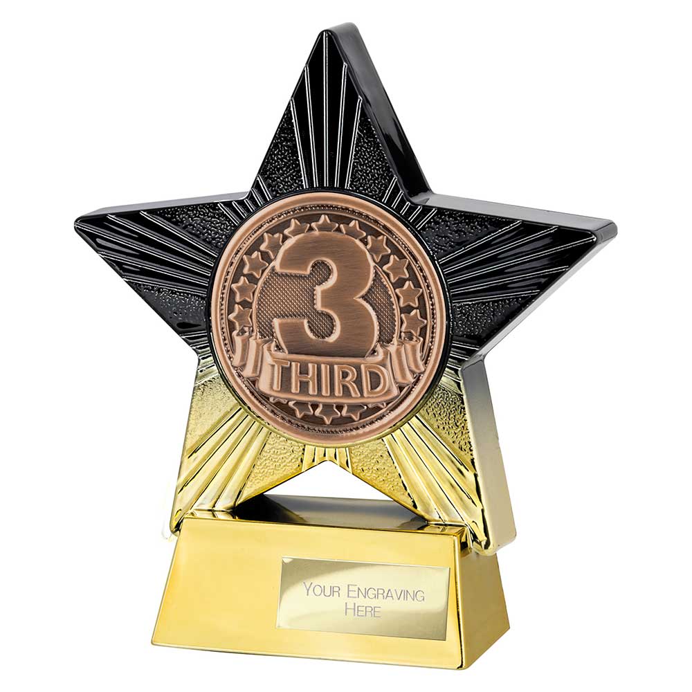Superstar 3rd Place Award Trophy