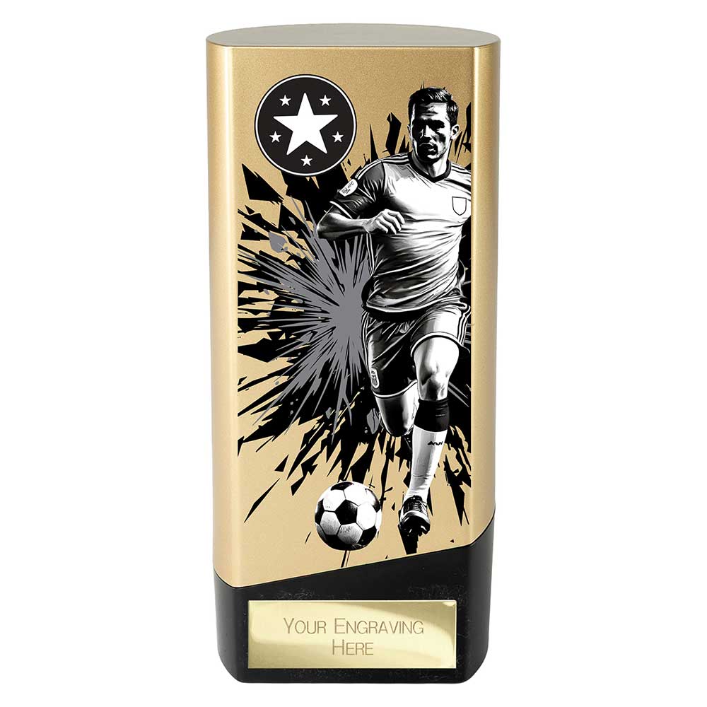 Prime Heavyweight Football Gold & Black Trophy
