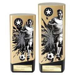 Prime Heavyweight Football Gold & Black Trophy