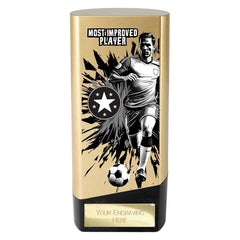 Prime Heavyweight Most Improved Player Gold & Black Trophy