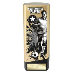 Prime Heavyweight Most Improved Player Gold & Black Trophy