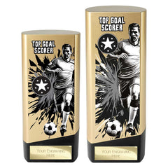 Prime Heavyweight Top Goal Scorer Gold & Black Trophy