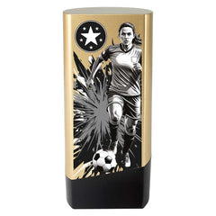 Prime Heavyweight Ladies Football Gold & Black Trophy