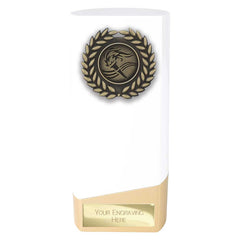 Prime Heavyweight Multisport White & Gold Trophy