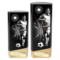 Prime Heavyweight Football Black & Gold Trophy