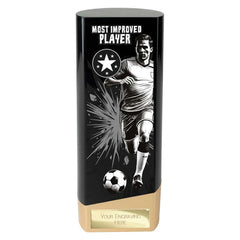 Prime Heavyweight Most Improved Player Black & Gold Trophy