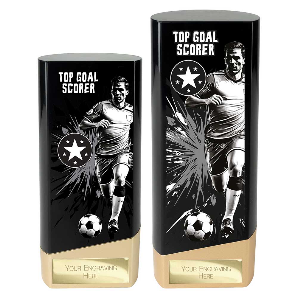 Prime Heavyweight Top Goal Scorer Black & Gold Trophy