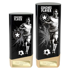 Prime Heavyweight Coaches Player Black & Gold Trophy