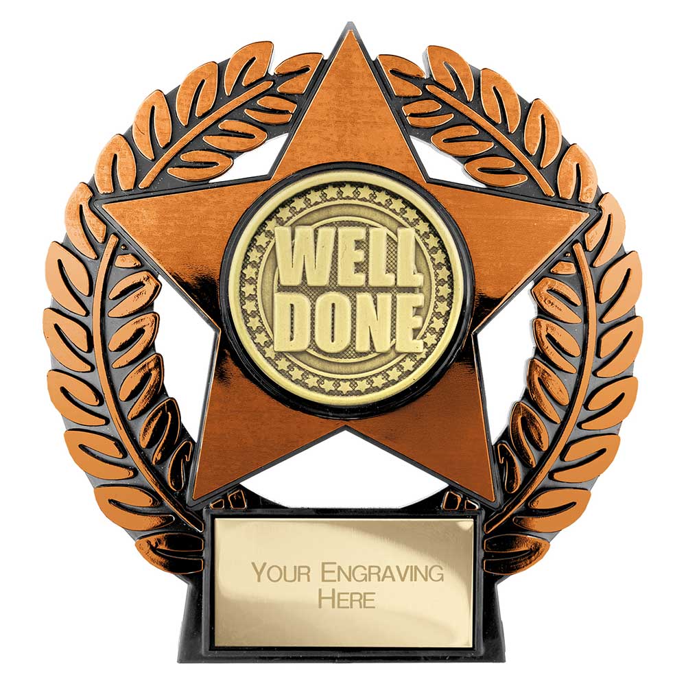 Emperor Star Well Done Plaque – Bronze