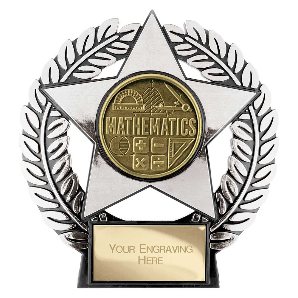 Emperor Star Maths Plaque – Silver