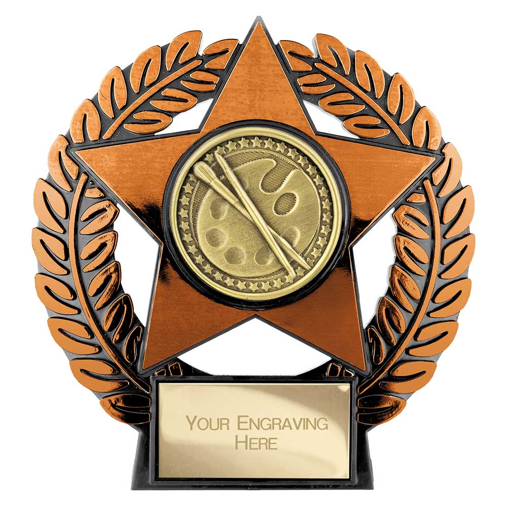 Emperor Star Art Plaque – Bronze