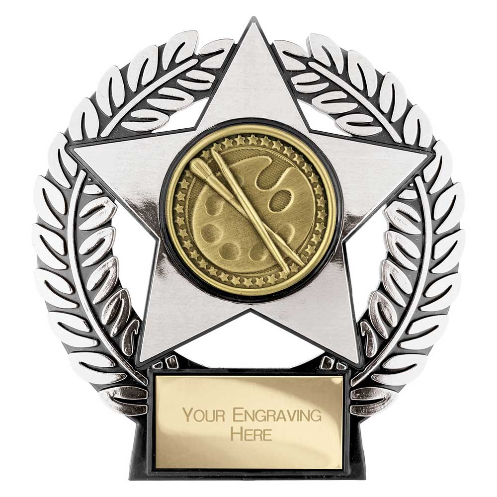 Emperor Star Art Plaque – Silver