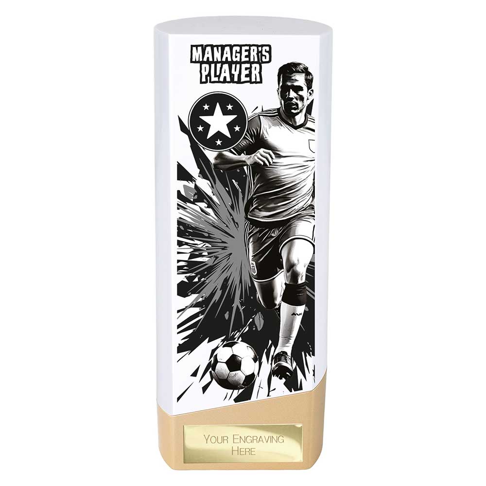Prime Heavyweight Managers Player White & Gold Trophy