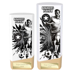 Prime Heavyweight Managers Player White & Gold Trophy