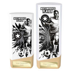Prime Heavyweight Most Improved Player White & Gold Trophy