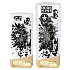 Prime Heavyweight Coaches Player White & Gold Trophy