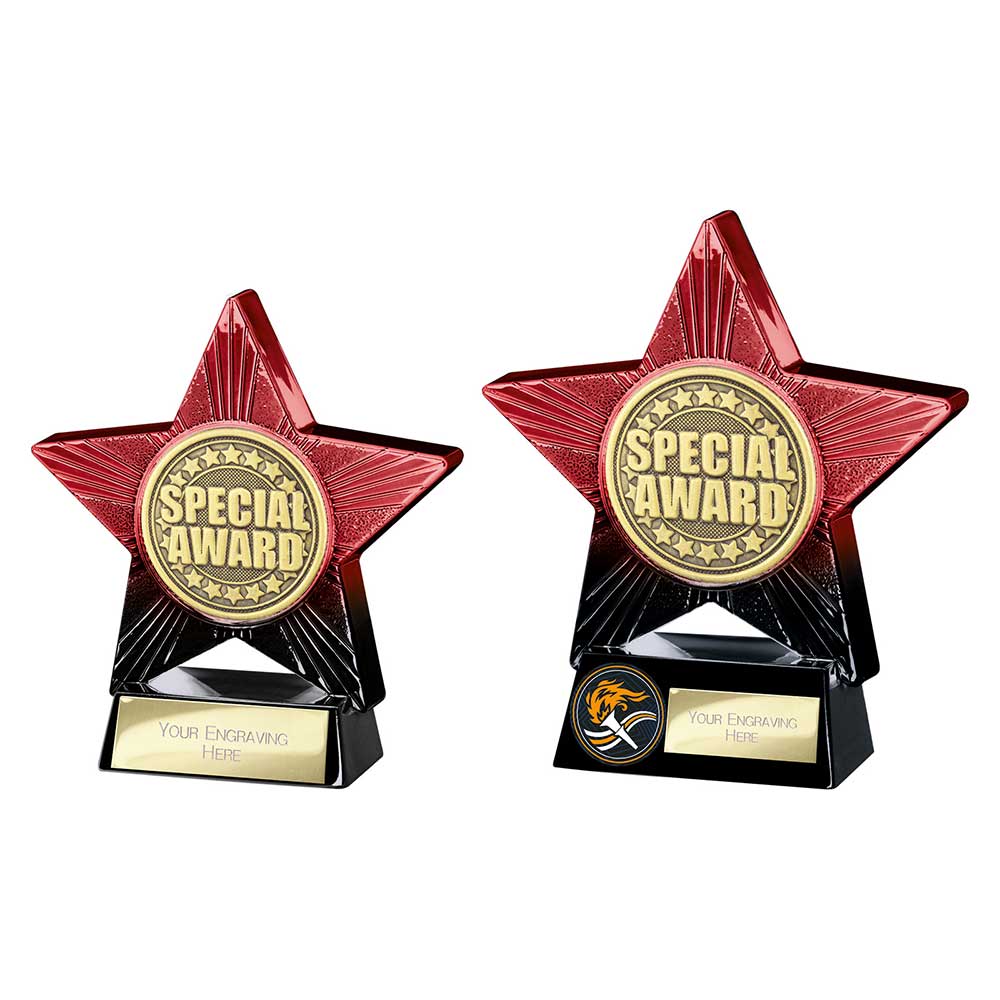 Superstar Special Award Trophy – Red & Black