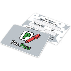 Pen Pass Card by School Badges UK