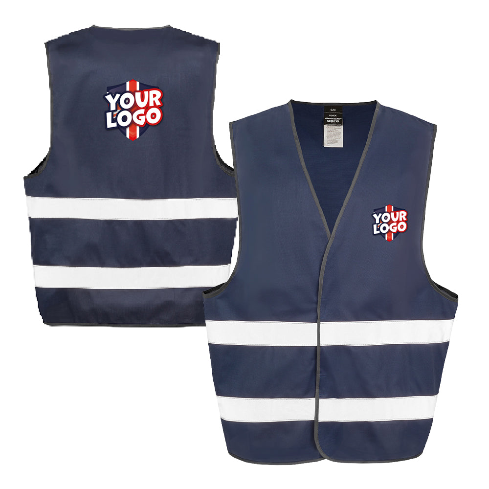 Personalised Adults Hi-Vis Jacket Navy by School Badges UK