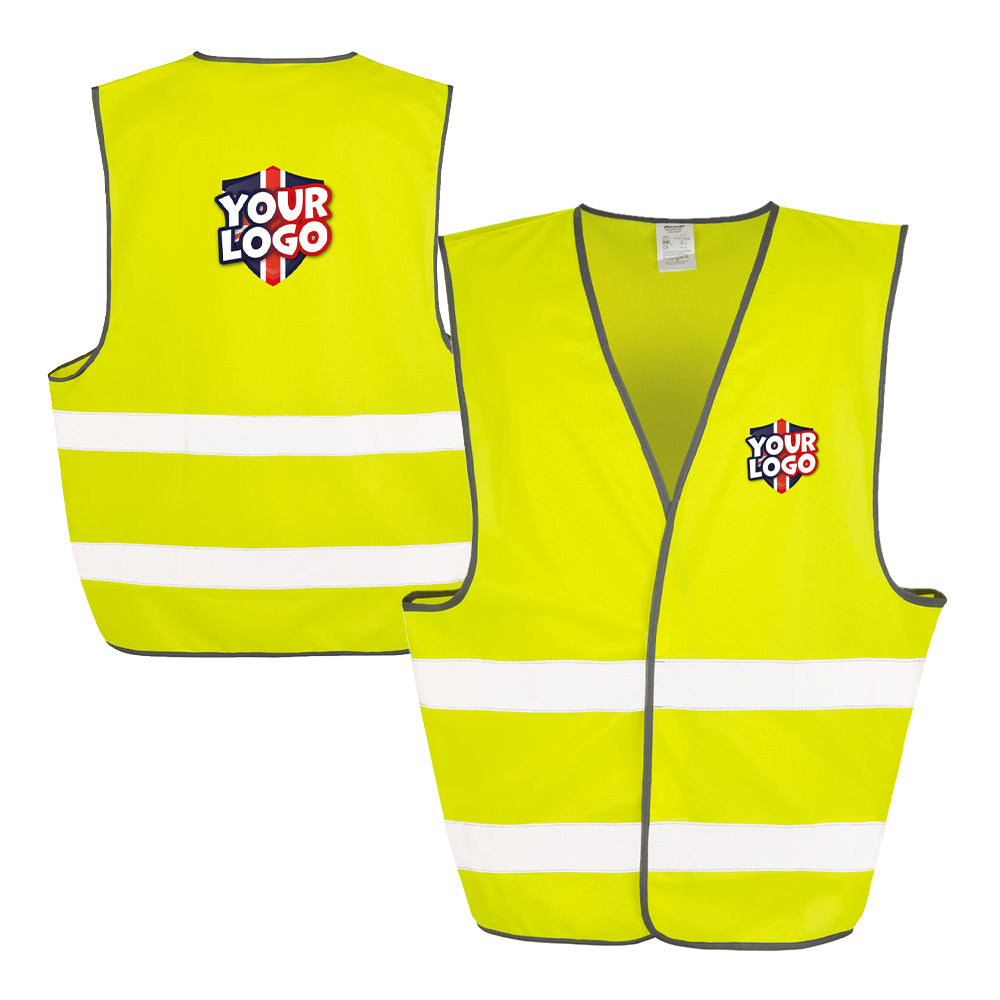 Personalised Adults Hi-Vis Jacket Yellow by School Badges UK