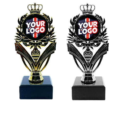 Personalised Crown Trophy with Marble Base
