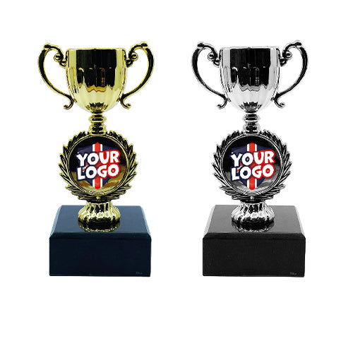 Personalised Cup Trophy with Marble Base