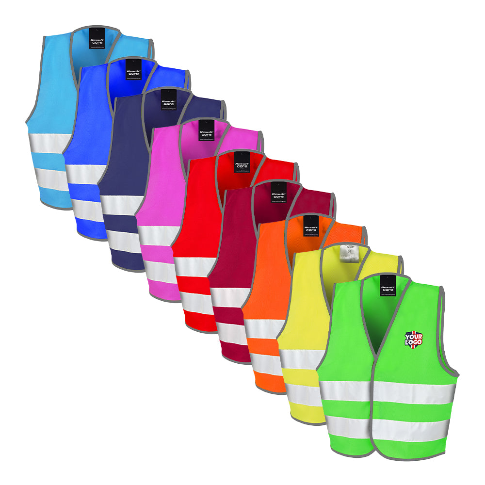 Personalised Childs Hi-Vis Jacket - School Badges UK