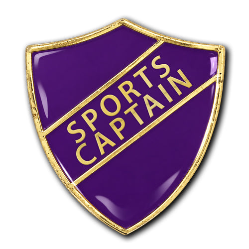 Sports Captain Shield Badge