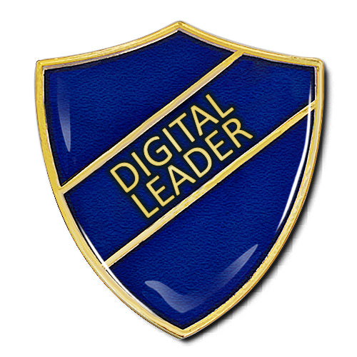Digital Leader Shield Badge – Blue