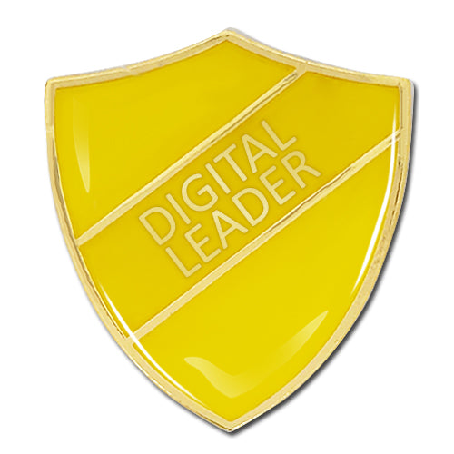Digital Leader Shield Badge – Yellow