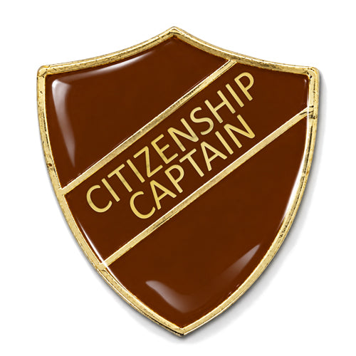 Citizenship Captain Shield Badge