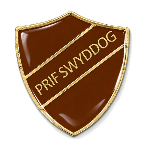 Prif Swyddog Shield Badge